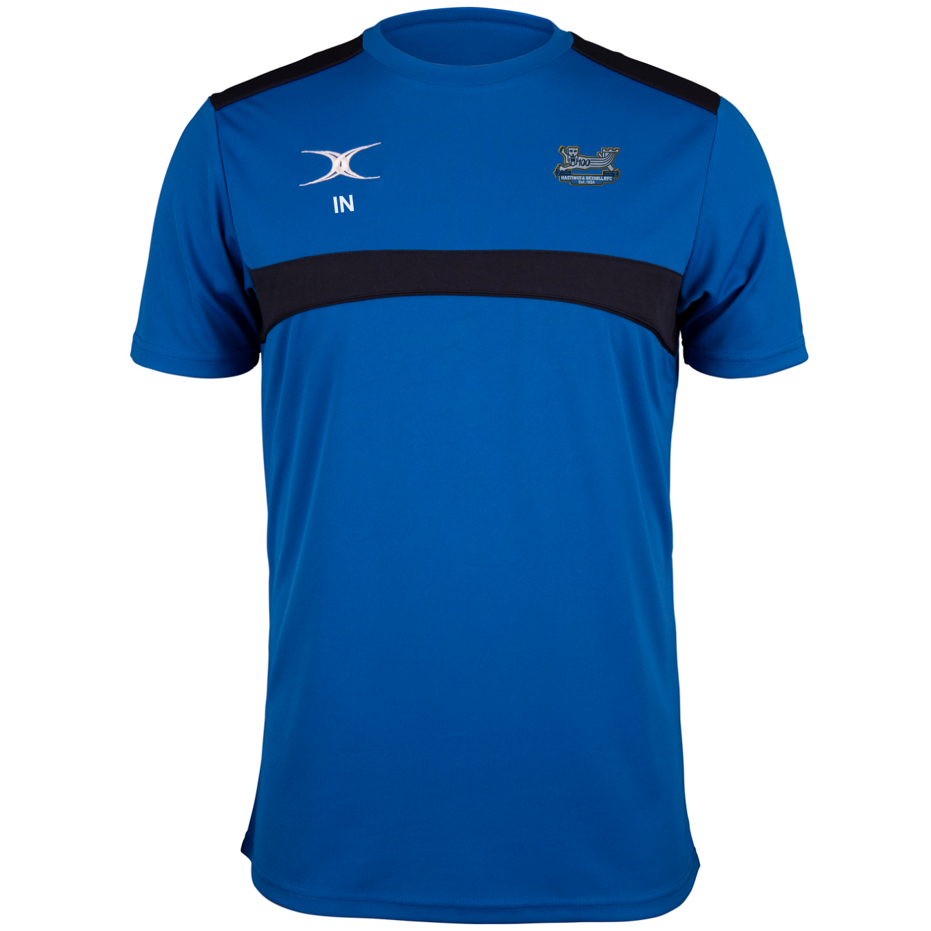 gilbert-rugby-hastings-bexhill-rfc-photon-t-shirt-junior-royal-blu-navy image 1