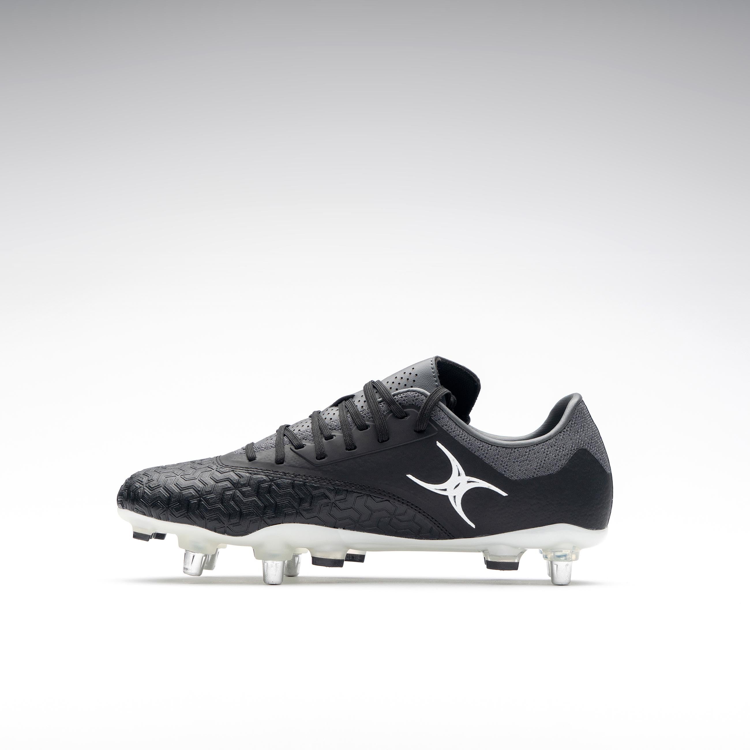 gilbert-rugby-icon-vapour-6s-scarpe-rugby-senior-nero-grigio image 4