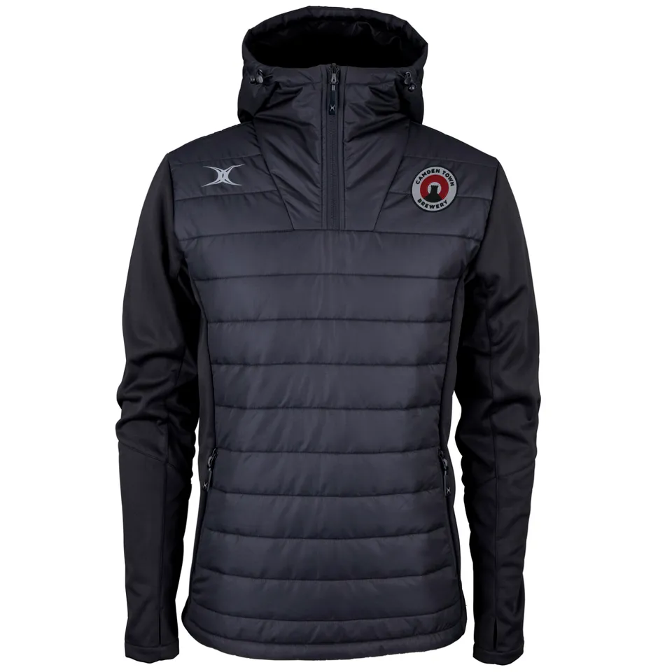 gilbert-rugby-camden-town-brewery-pro-active-giacca-quarter-zip-senior-nero image 1