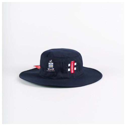 gray-nicolls-long-whatton-cc-senior-dark-navy-sun-hat image 1