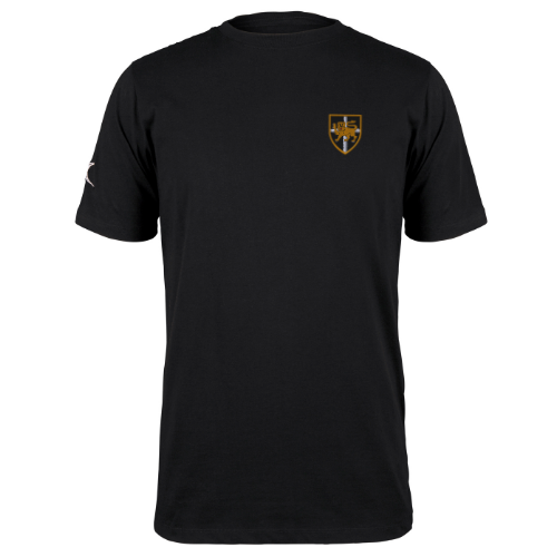 gilbert-rugby-quest-t-shirt-rugby-uomo-esher-rfc-nero-cotone-organico image 1