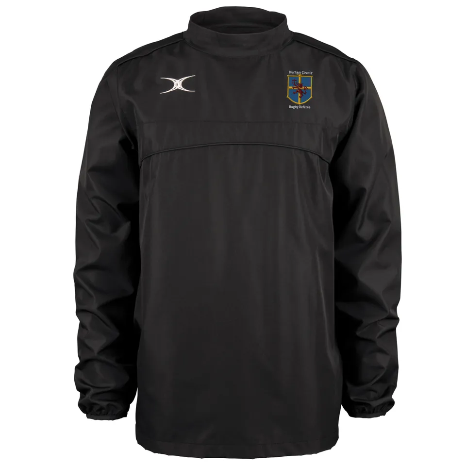 gilbert-rugby-photon-giacca-warm-up-durham-county-referee-senior-nero-uomo image 1
