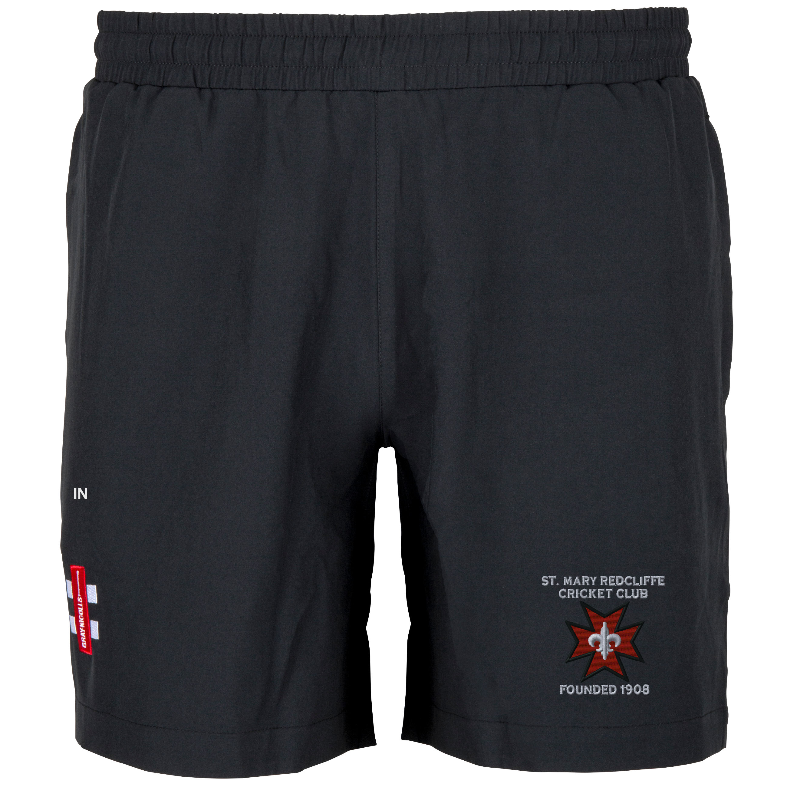 gray-nicolls-st-mary-redcliffe-senior-velocity-shorts-black-pantaloncini-cricket image 1