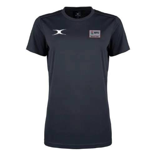 gilbert-rugby-rfu-referees-union-t-shirt-photon-ii-senior-nera-uomo image 1