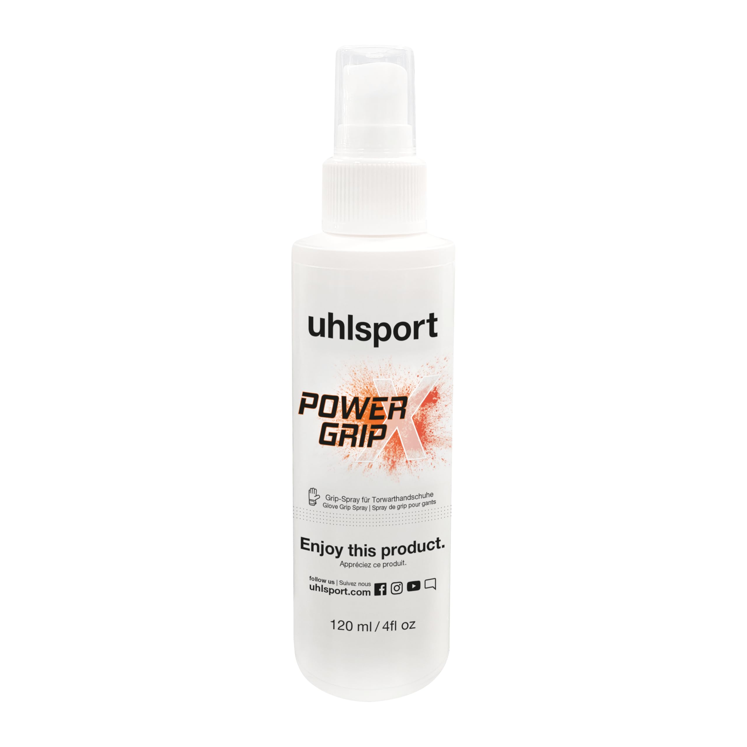 uhlsport-power-gripx-120ml-spray-adesivo-per-guanti-da-portiere-calcio image 1