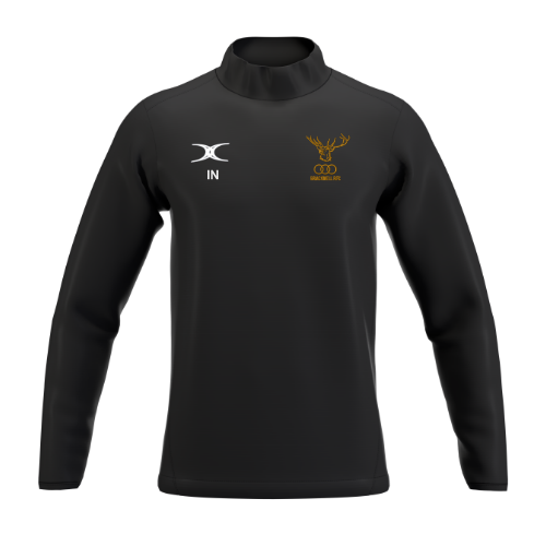 gilbert-rugby-atom-top-riscaldamento-junior-bracknell-rfc-nero image 1