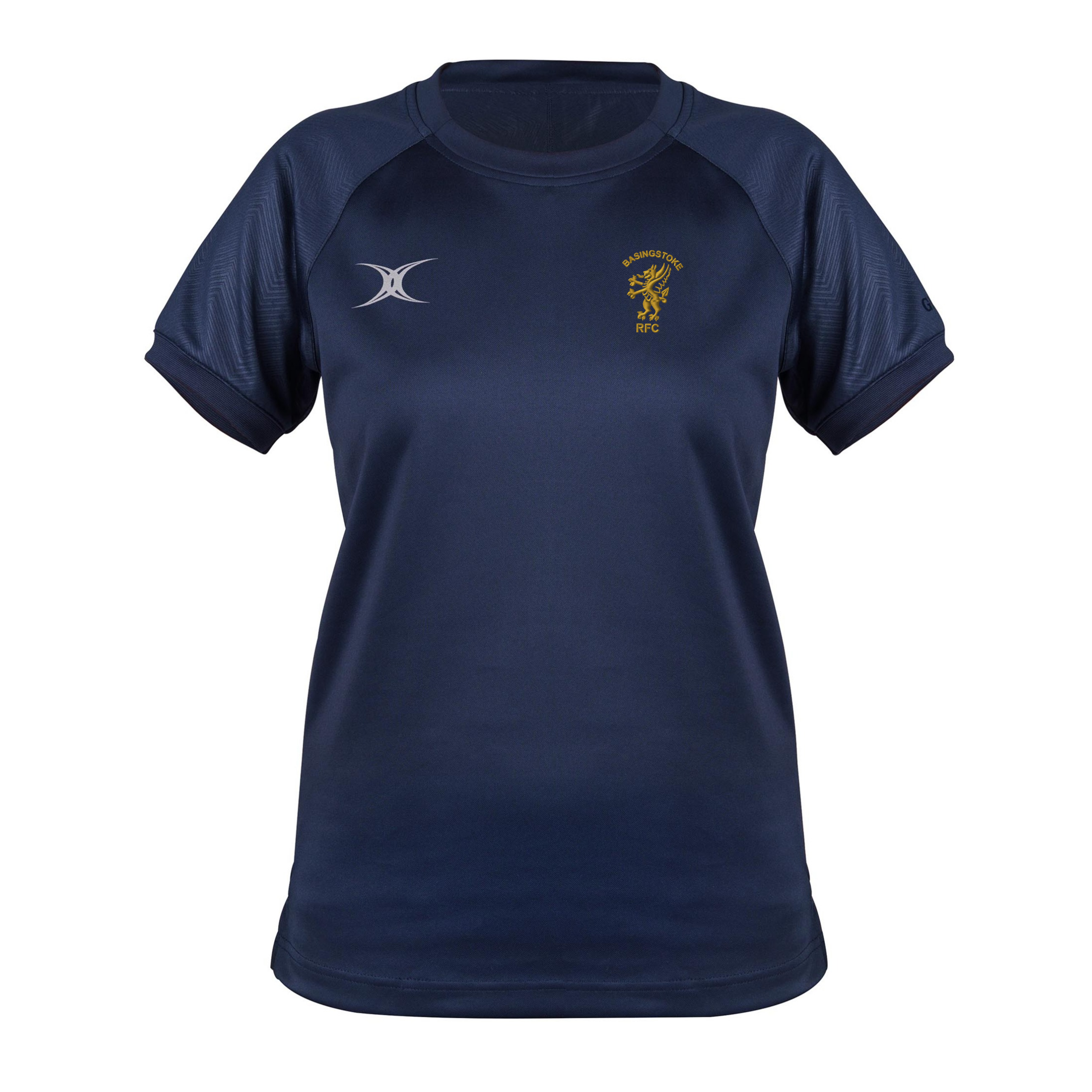 gilbert-rugby-basingstoke-rfc-donna-evo-t-shirt-manica-corta-blu-navy-scuro image 1