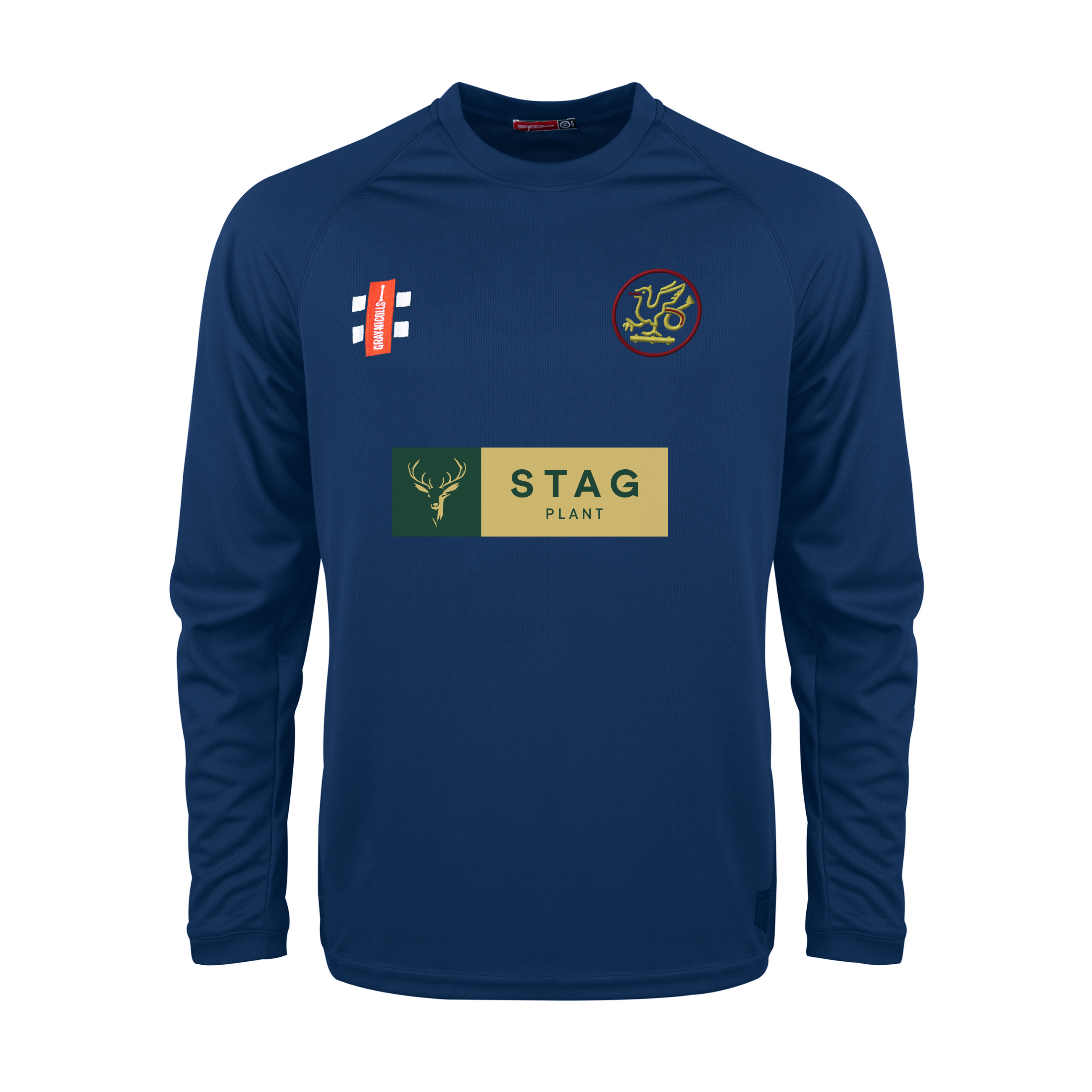 gray-nicolls-wivenhoe-town-cc-junior-matrix-v2-maglia-manica-lunga-blu-navy image 1