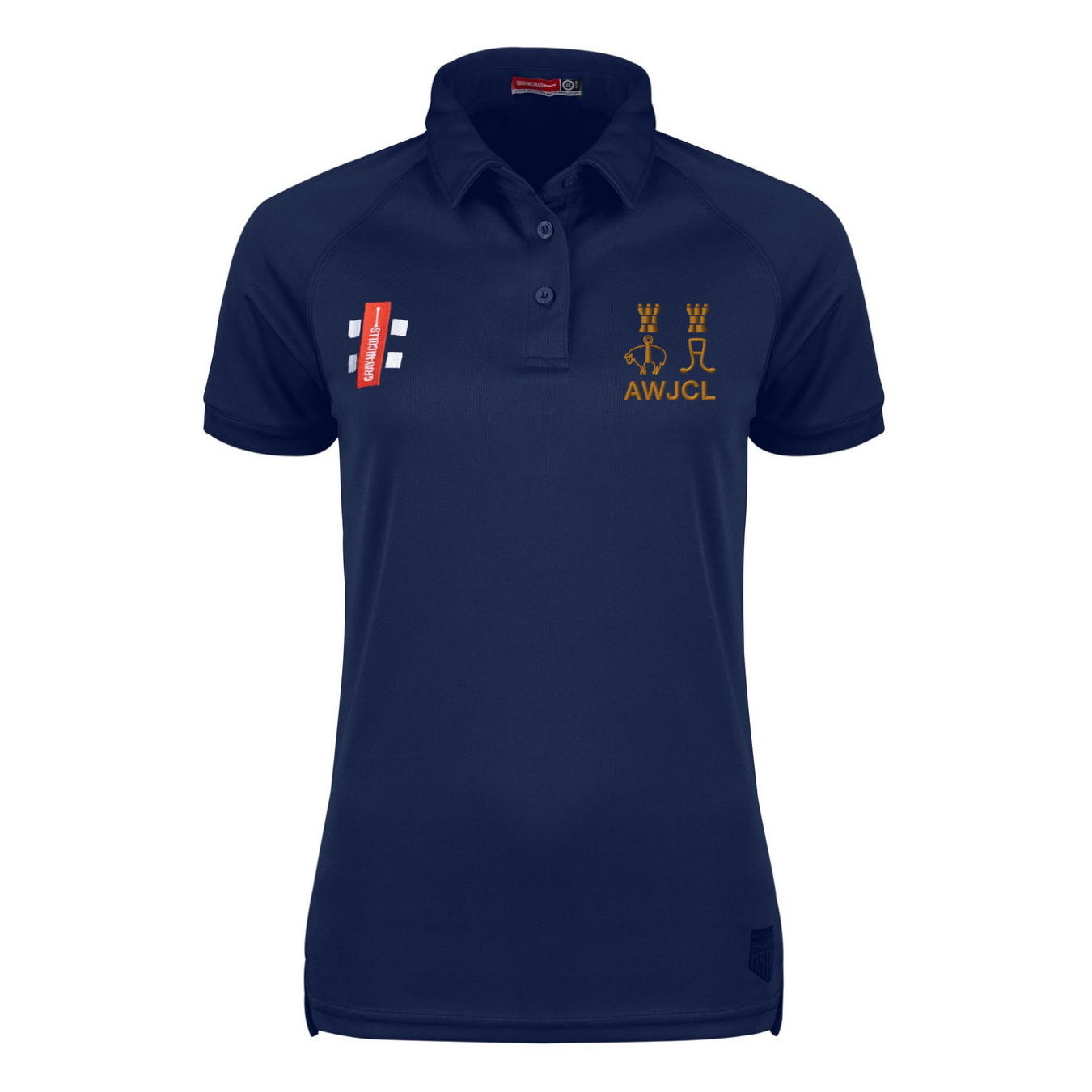 gray-nicolls-matrix-v2-polo-s-s-donna-navy-aire-wharfe-junior-cl image 1