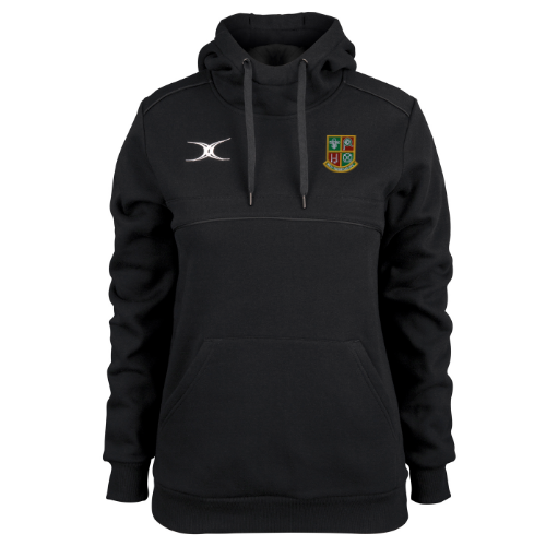 gilbert-rugby-new-tredegar-rfc-photon-felpa-hoodie-donna-nero image 1