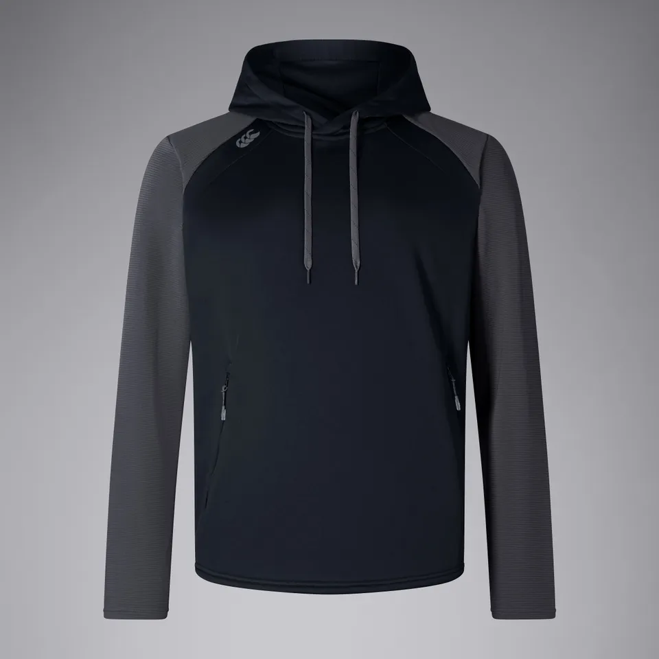 canterbury-elite-training-hoody-felpa-cappuccio-unisex-nero image 1