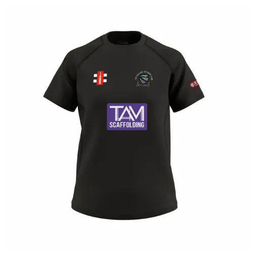 gray-nicolls-gts-t-shirt-s-s-cricklade-cc-donna-nero image 1