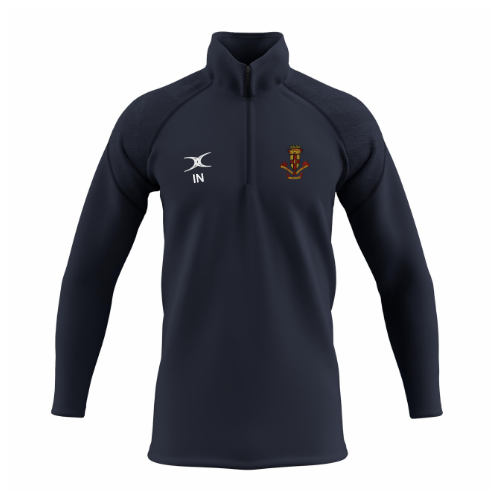 gilbert-rugby-medway-rfc-junior-dark-navy-gts-1-4-zip-fleece image 1