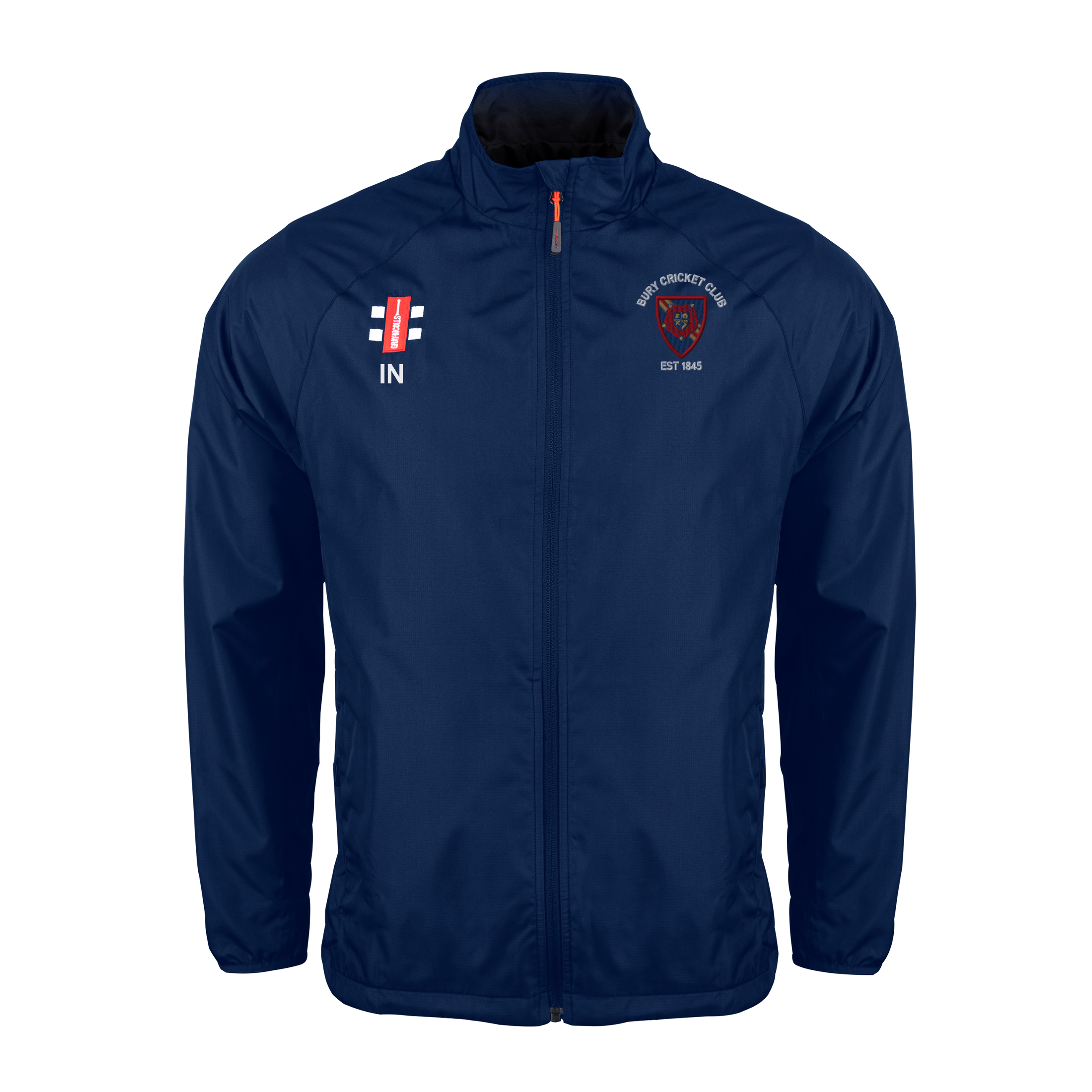 gray-nicolls-velocity-giacca-antipioggia-cricket-bury-cc-senior-blu-navy image 1