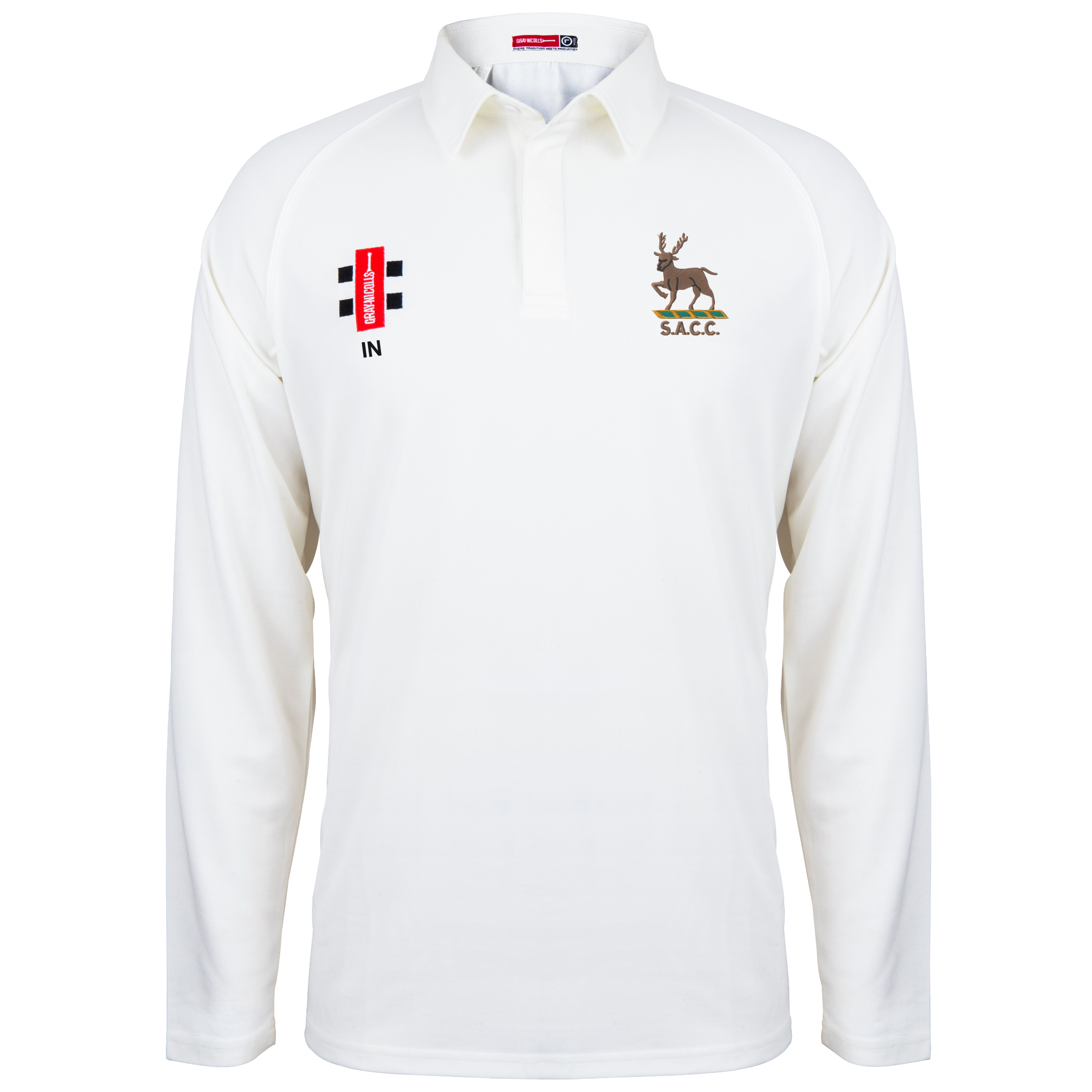 gray-nicolls-matrix-camicia-cricket-manica-lunga-ivory-southgate-adelaide-cc image 1