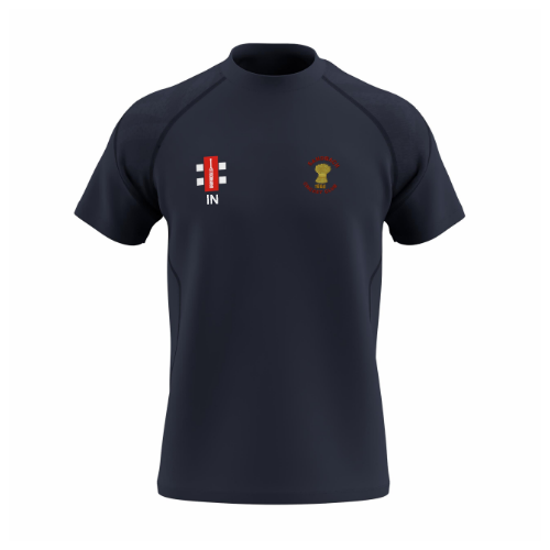 gray-nicolls-sandbach-cricket-club-junior-gts-t-shirt-manica-corta-blu-navy-scur image 1