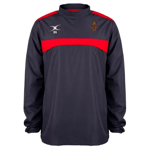 gilbert-rugby-medway-rfc-junior-photon-giacca-riscaldamento-blu-navy-rosso image 1