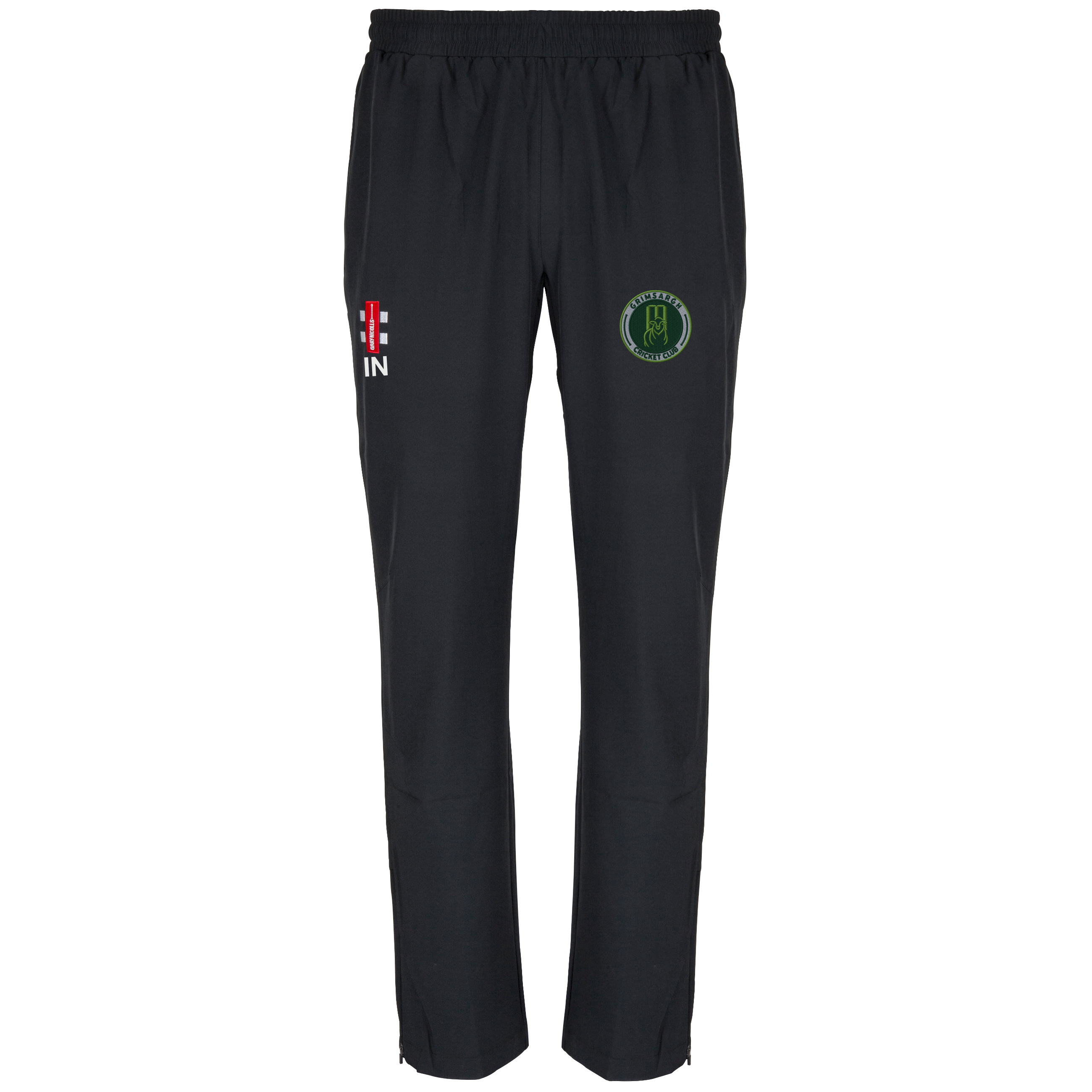 gray-nicolls-grimsargh-cricket-club-junior-velocity-pantaloni-track-neri-pantalo image 1