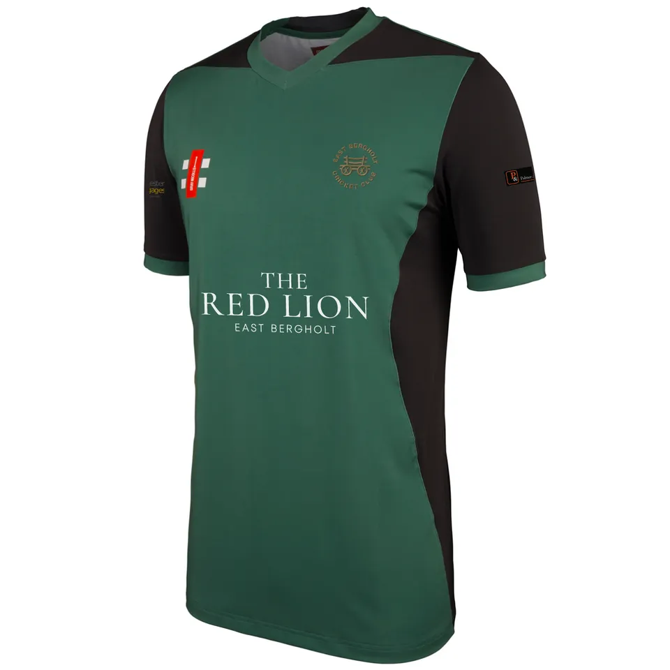 gray-nicolls-east-bergholt-cc-pro-performance-training-tee-manica-corta-verde-ne image 1