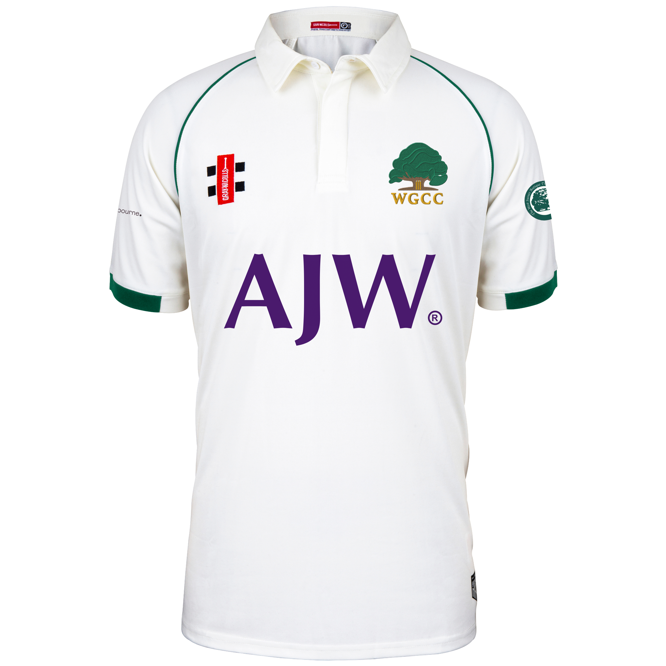 gray-nicolls-wisborough-green-cc-senior-maglia-cricket-matrix-v2-manica-corta-av image 1