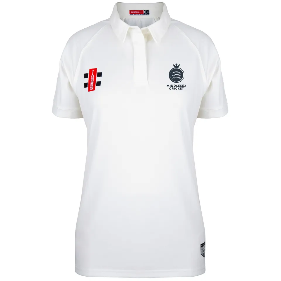 gray-nicolls-middlesex-cag-donna-matrix-v2-maglia-cricket-s-s-ivory image 1