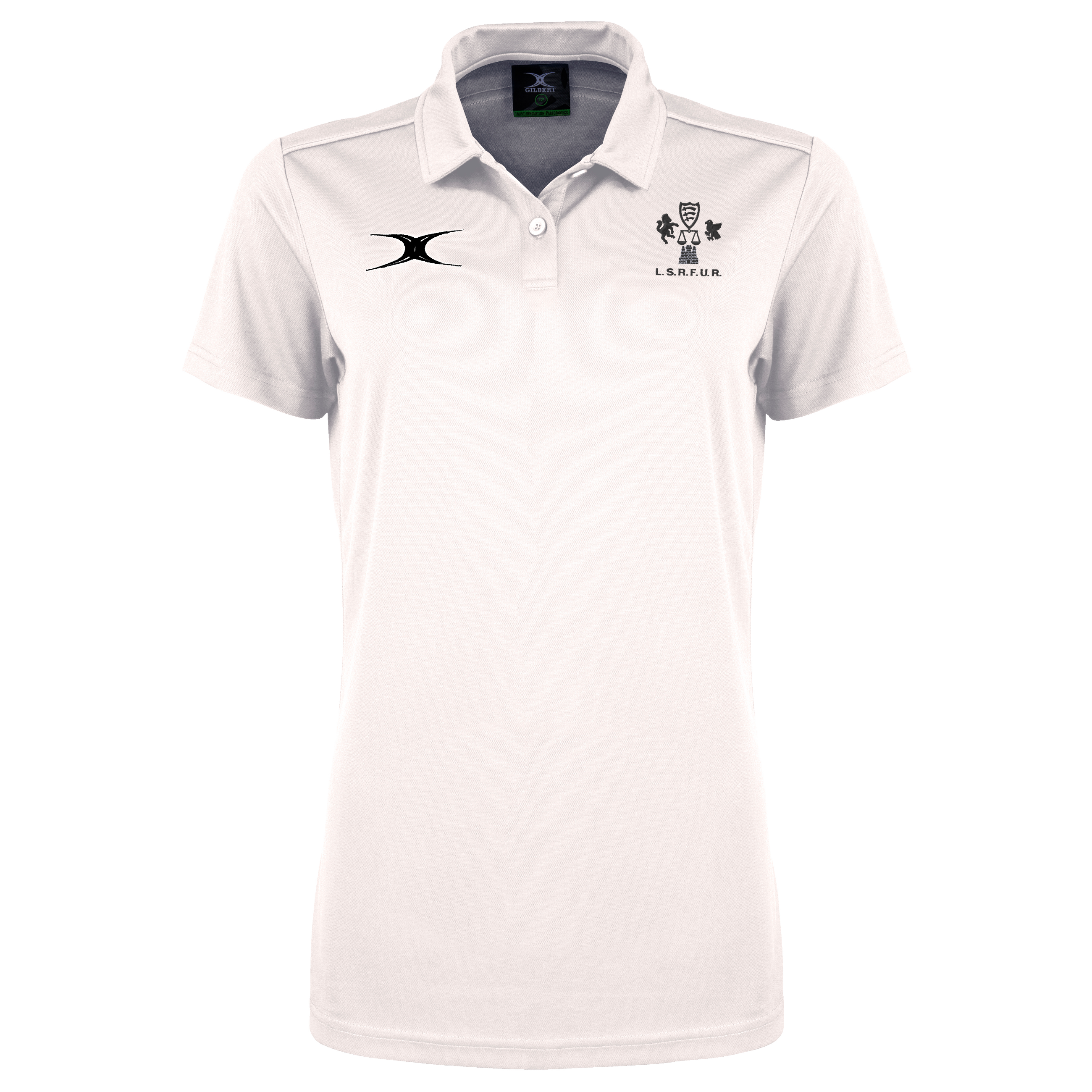 gilbert-rugby-photon-ii-polo-s-s-donna-bianca-london-society-rugby-union-referee image 1