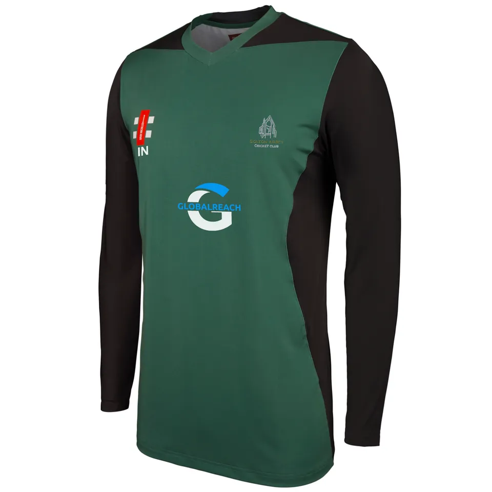 gray-nicolls-bolton-abbey-cc-junior-pro-performance-t20-maglia-manica-lunga-verd image 1