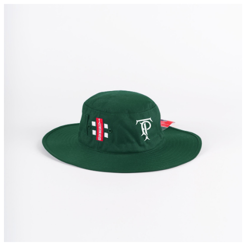 gray-nicolls-tendring-park-cc-senior-sun-hat-verde image 1