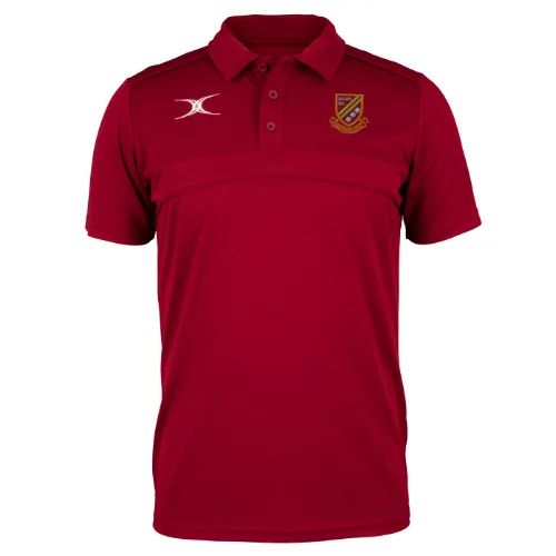 gilbert-rugby-heath-rufc-polo-photon-bambino-bordeaux image 1