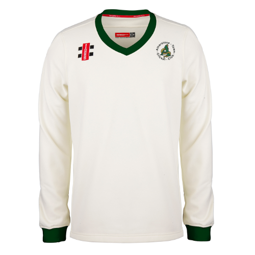 gray-nicolls-pro-performance-maglione-match-junior-atherstone-cc-avorio-verde image 1