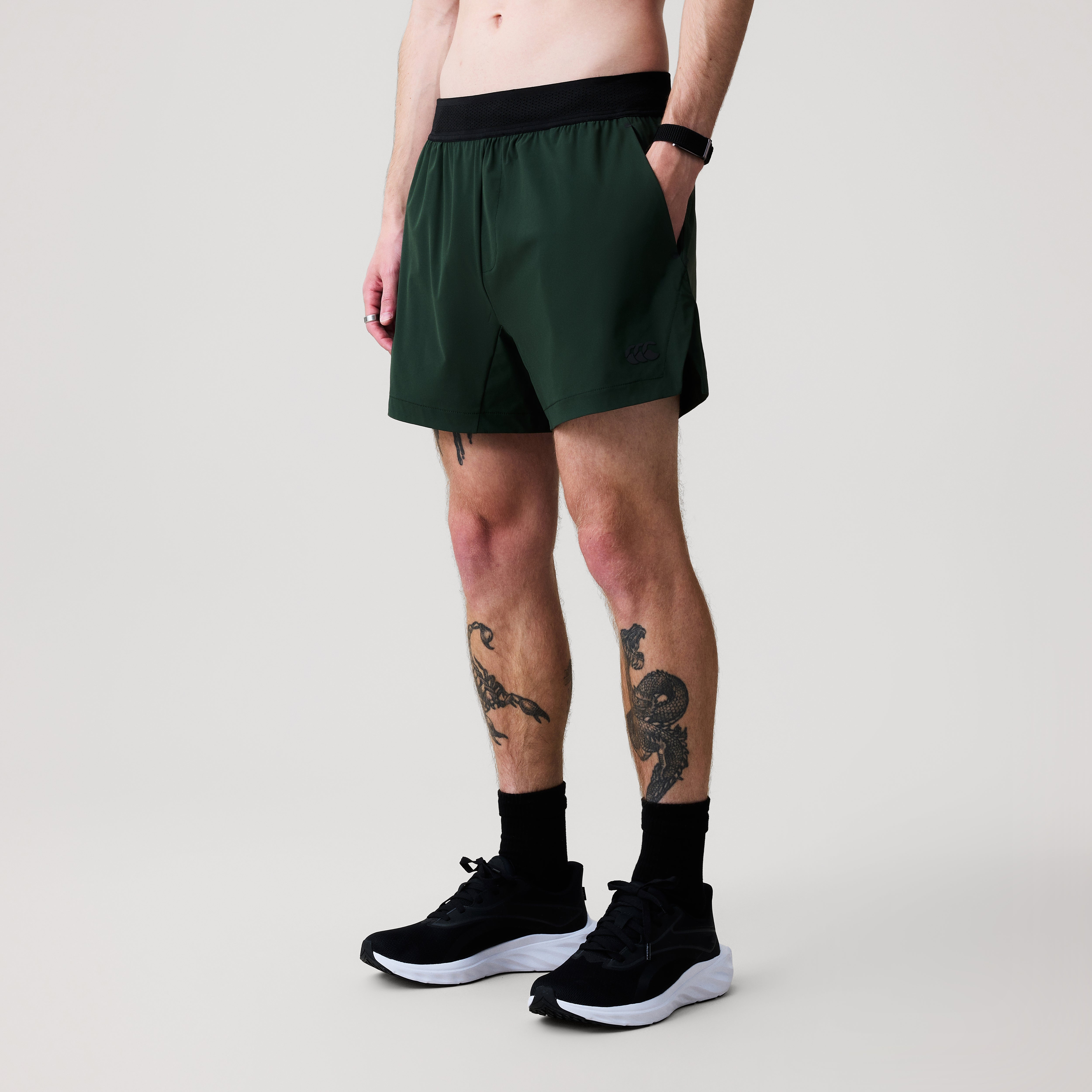 canterbury-everest-woven-shorts-pantaloncini-training-uomo-verdi image 3