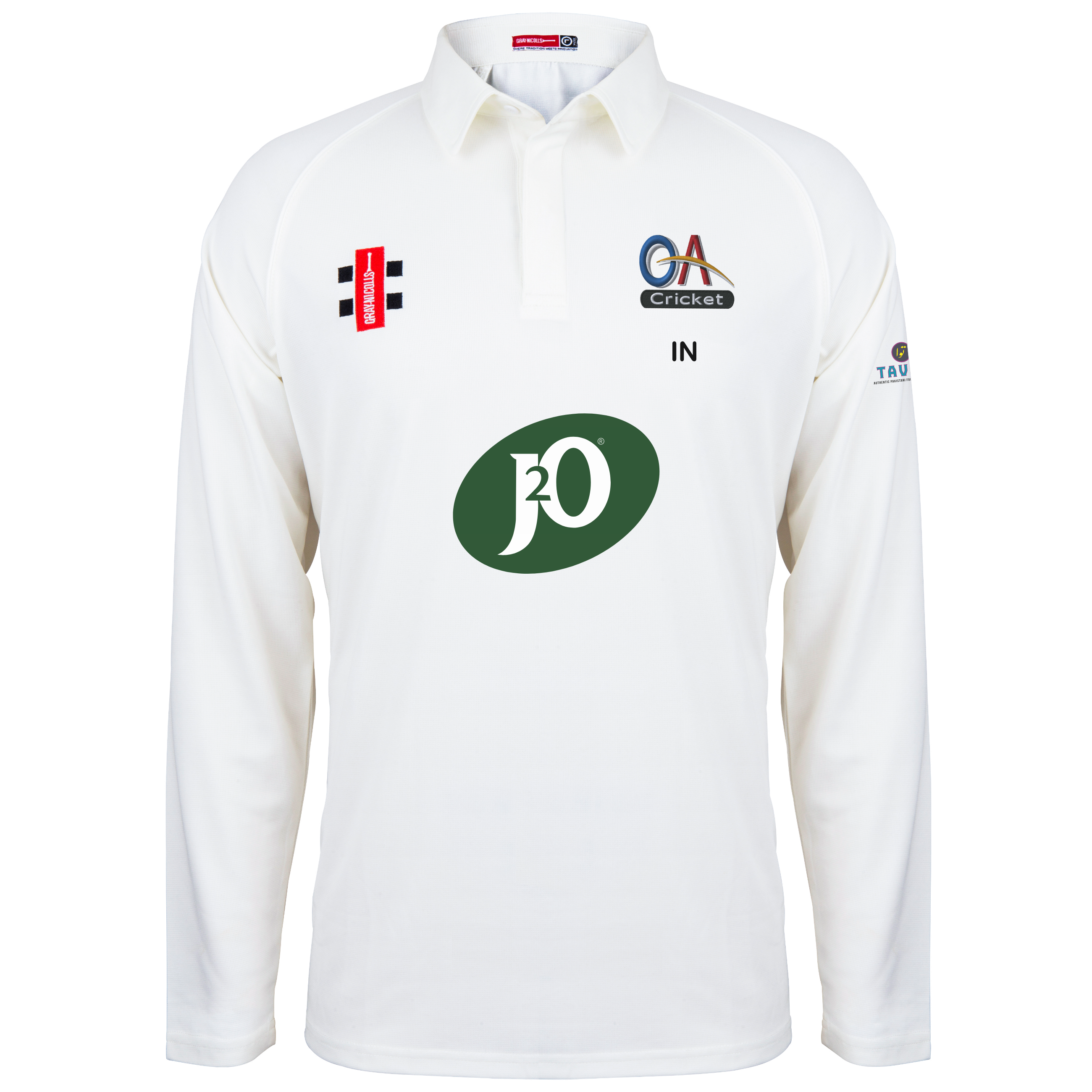 gray-nicolls-old-albanian-cc-matrix-v2-maglia-cricket-manica-lunga-junior-avorio image 1