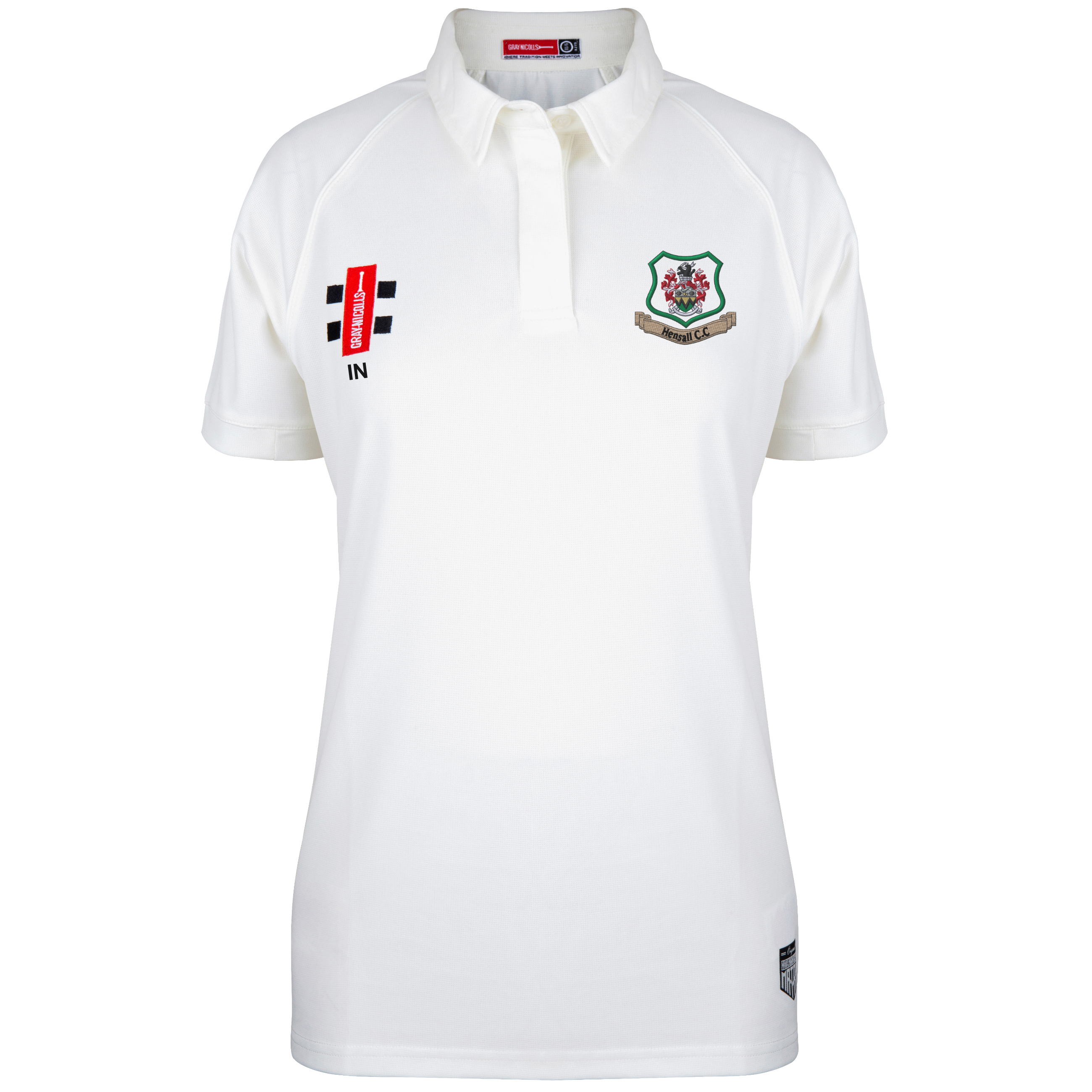 gray-nicolls-matrix-v2-maglia-cricket-manica-corta-donna-hensall-cc-avorio image 1