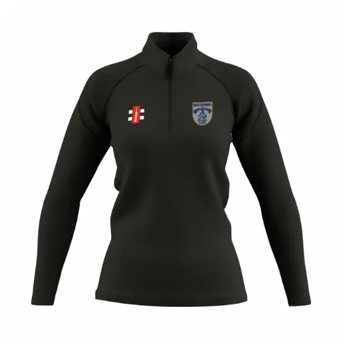 gray-nicolls-newport-pagnell-town-cc-donna-gts-pile-1-4-zip-nero image 1