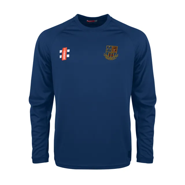 gray-nicolls-matrix-v2-maglia-manica-lunga-junior-winsford-cricket-club-navy image 1