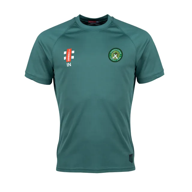 gray-nicolls-sanderstead-cc-senior-t-shirt-matrix-v2-manica-corta-verde image 1