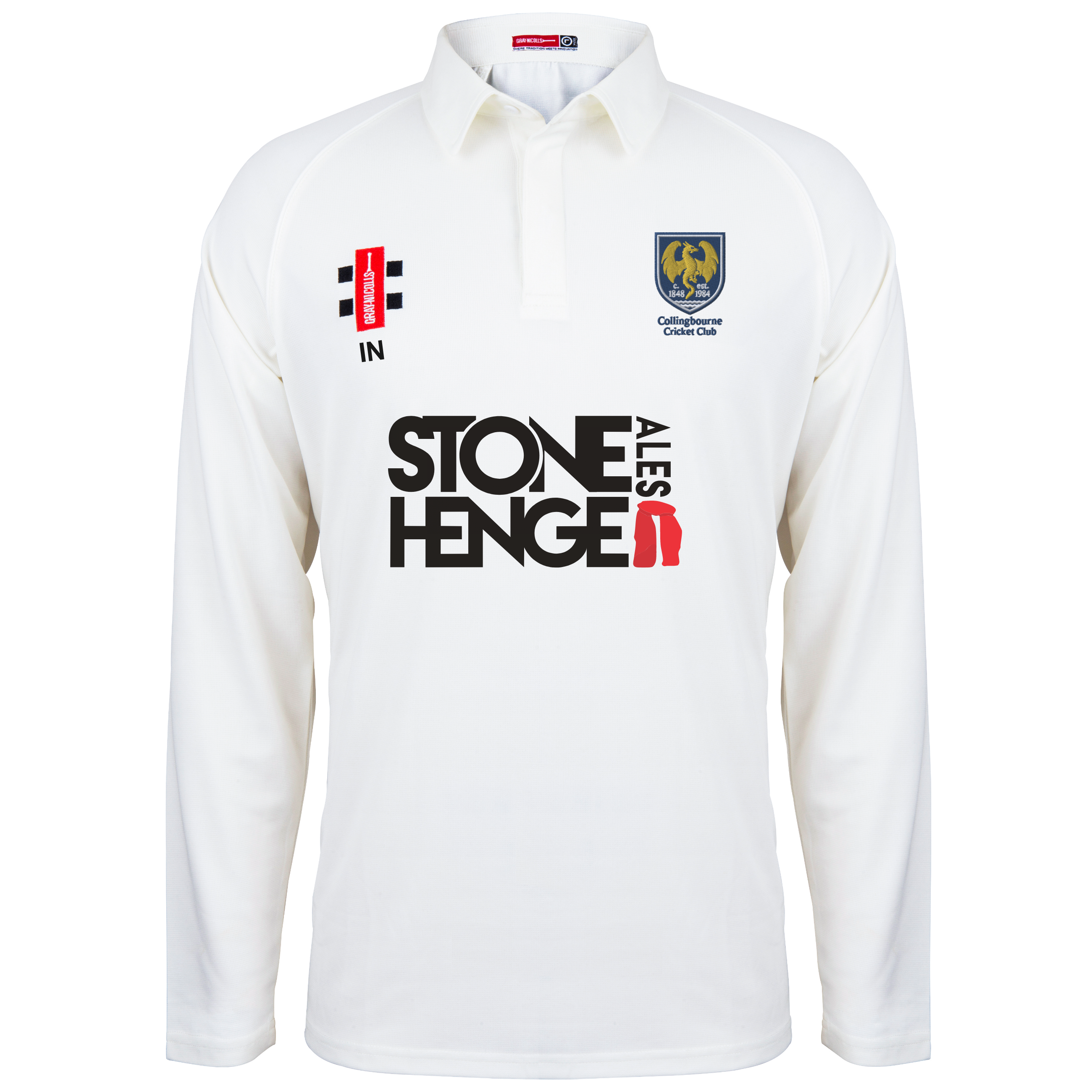 gray-nicolls-matrix-v2-maglia-cricket-manica-lunga-avorio-senior-collingbourne-c image 1