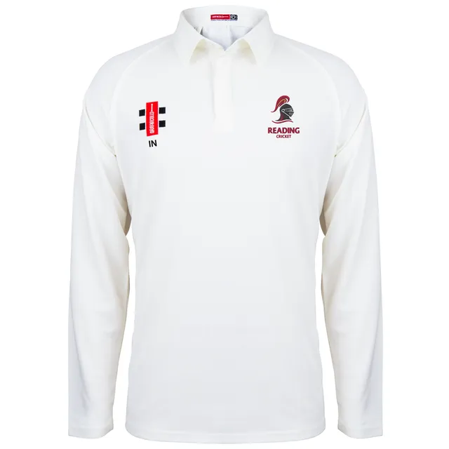 gray-nicolls-reading-university-cc-senior-maglia-matrix-v2-manica-lunga-avorio image 1