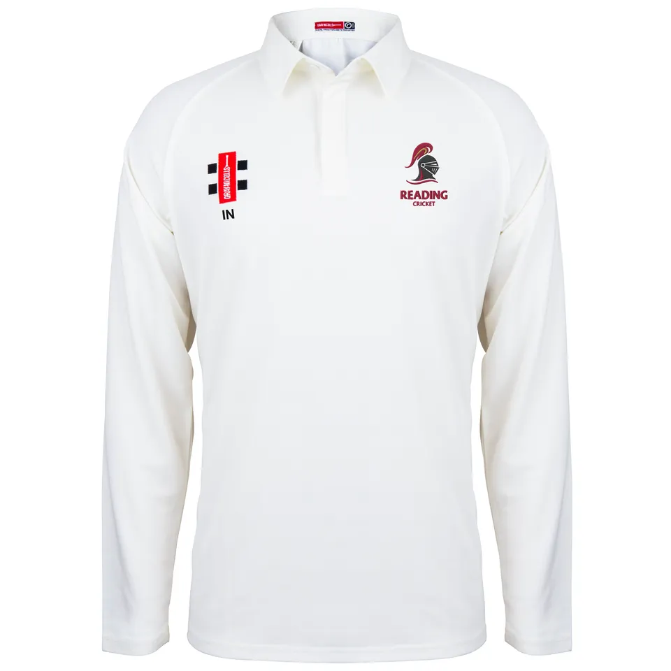 gray-nicolls-reading-university-cc-senior-maglia-matrix-v2-manica-lunga-avorio image 1