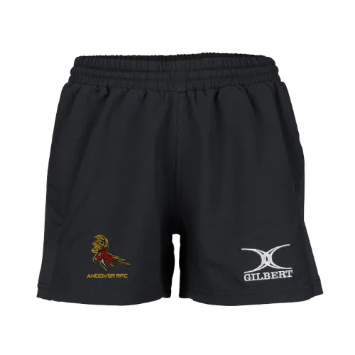 gilbert-rugby-elite-pantaloncini-corti-donna-nero-andover-rfc image 1
