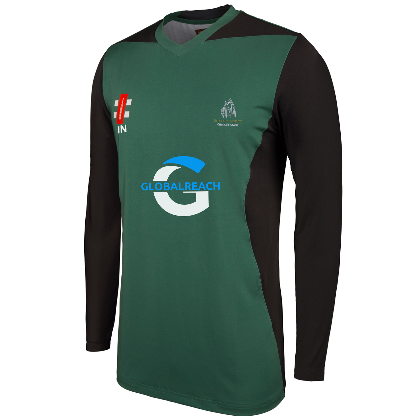 gray-nicolls-pro-performance-bolton-abbey-cc-maglia-cricket-t20-manica-lunga-sen image 1