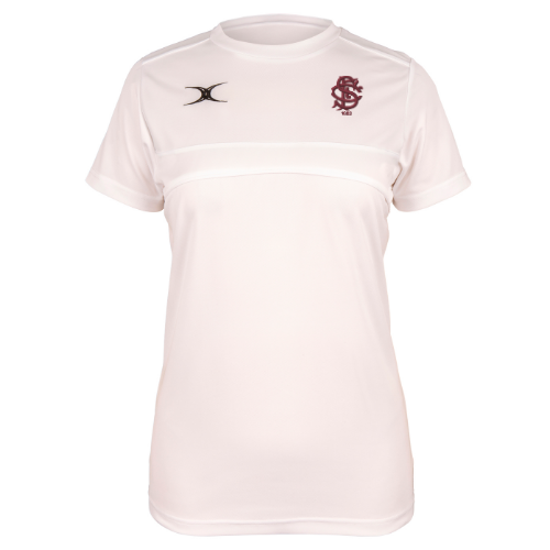 gilbert-rugby-sidcup-rfc-photon-ii-t-shirt-donna-bianca-manica-corta image 1