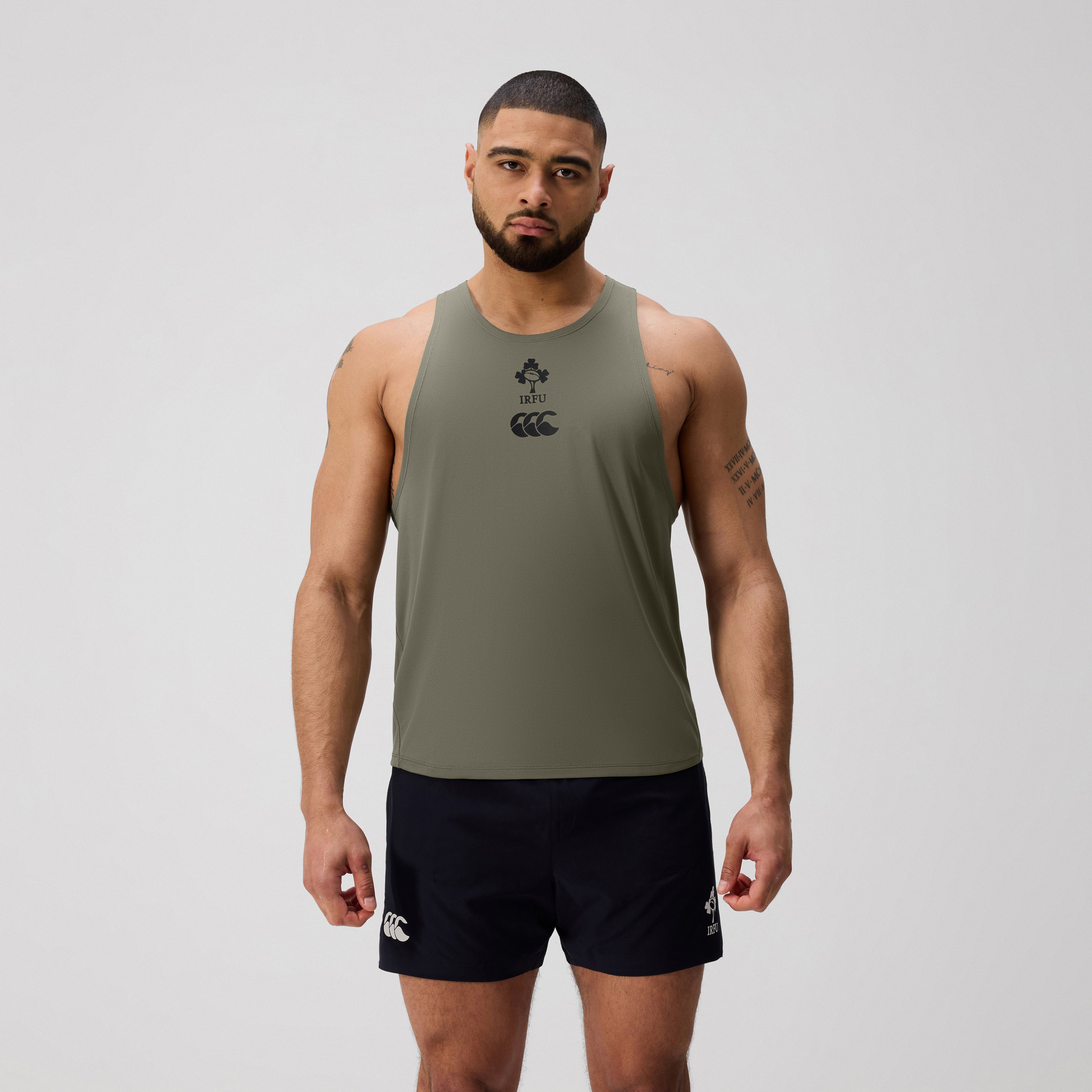 canterbury-ireland-poly-canotta-training-uomo-verde image 1