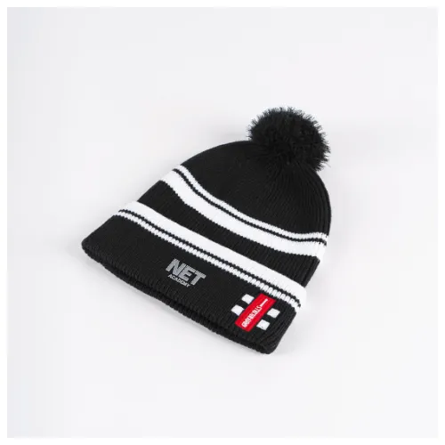 gray-nicolls-net-academy-bobble-hat-senior-nero image 1