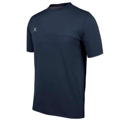 gilbert-rugby-leith-rfc-pro-tee-adulto-t-shirt-rugby-blu-navy image 1