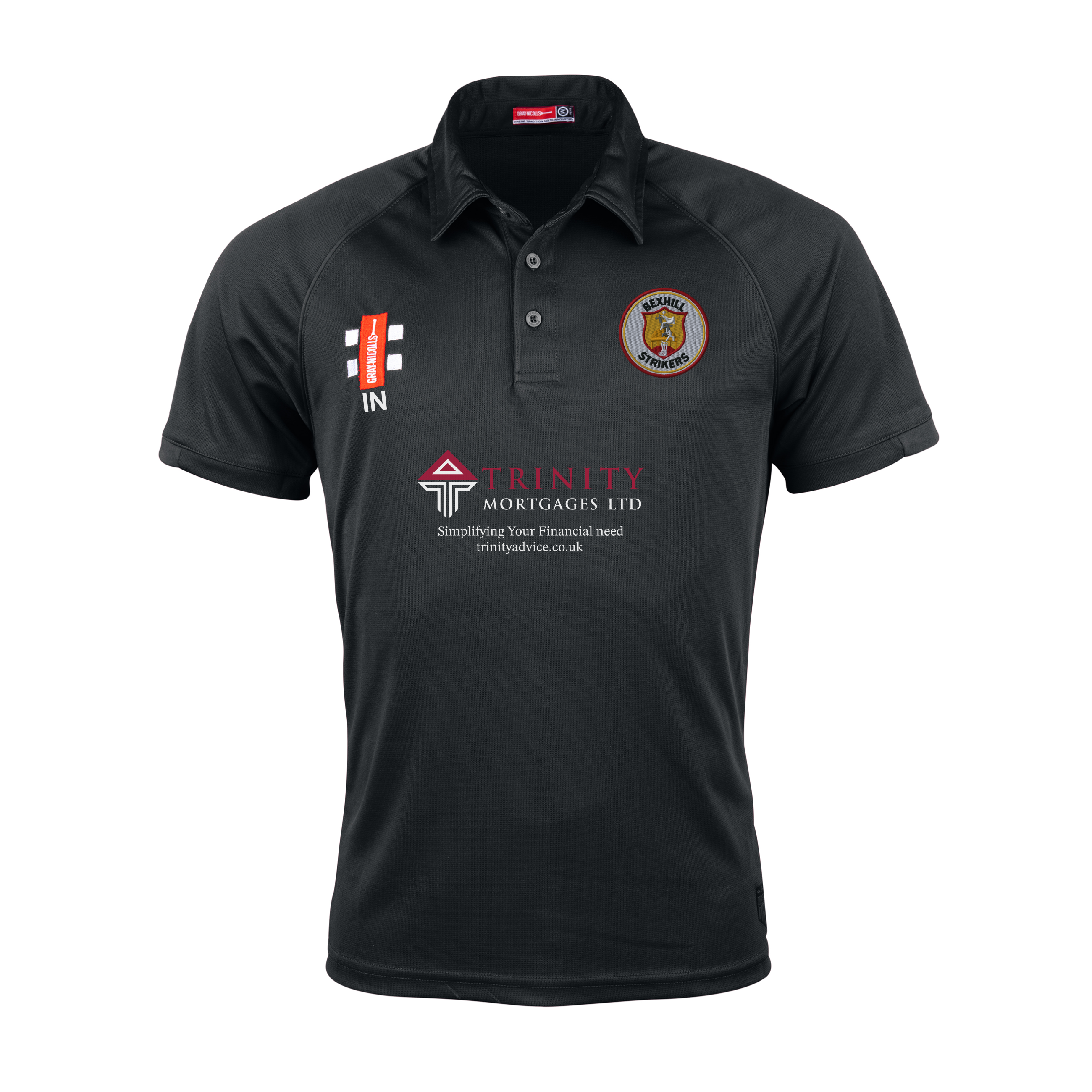 gray-nicolls-bexhill-strikers-matrix-v2-polo-s-s-senior-nero image 1