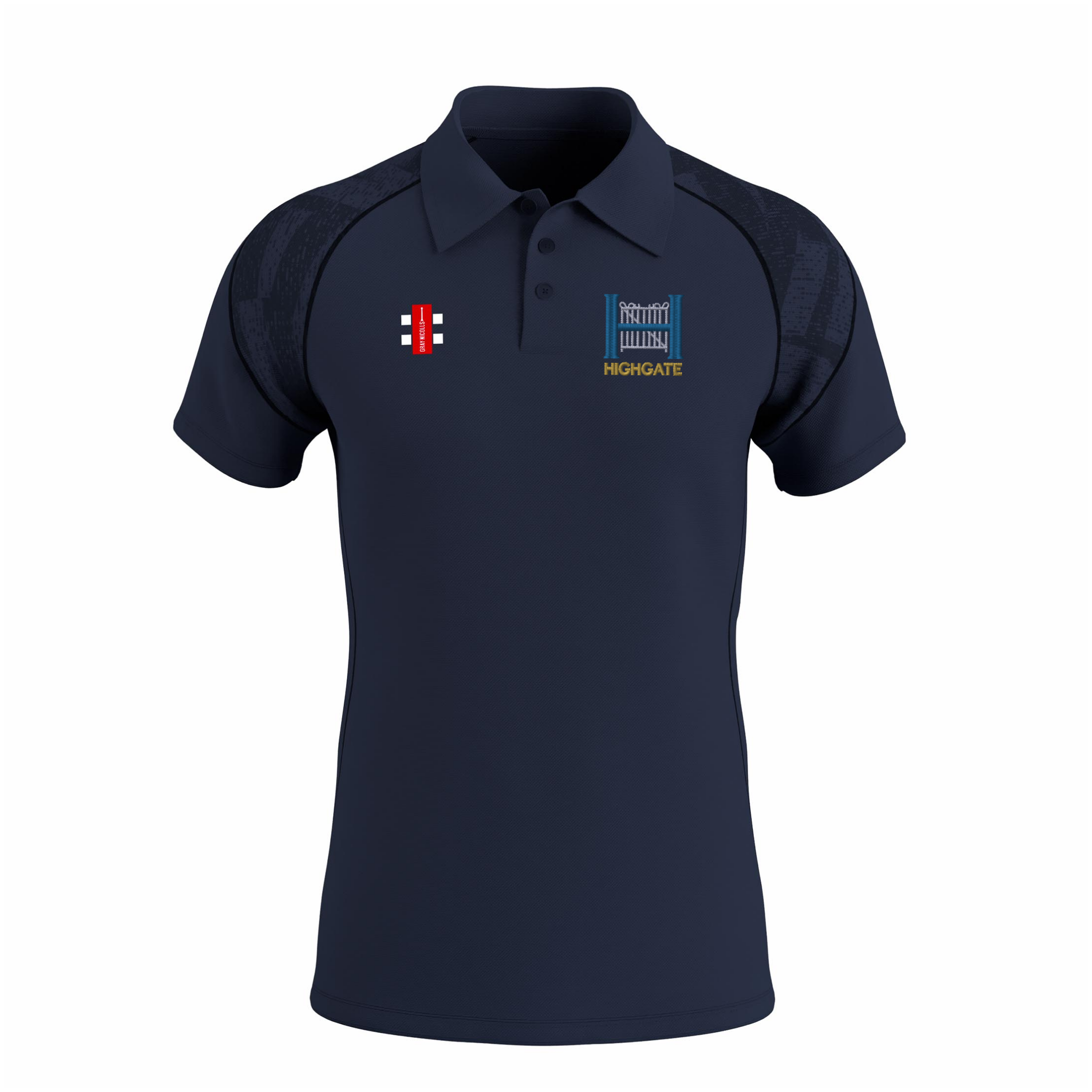 gray-nicolls-highgate-cc-senior-gts-polo-manica-corta-dark-navy image 1