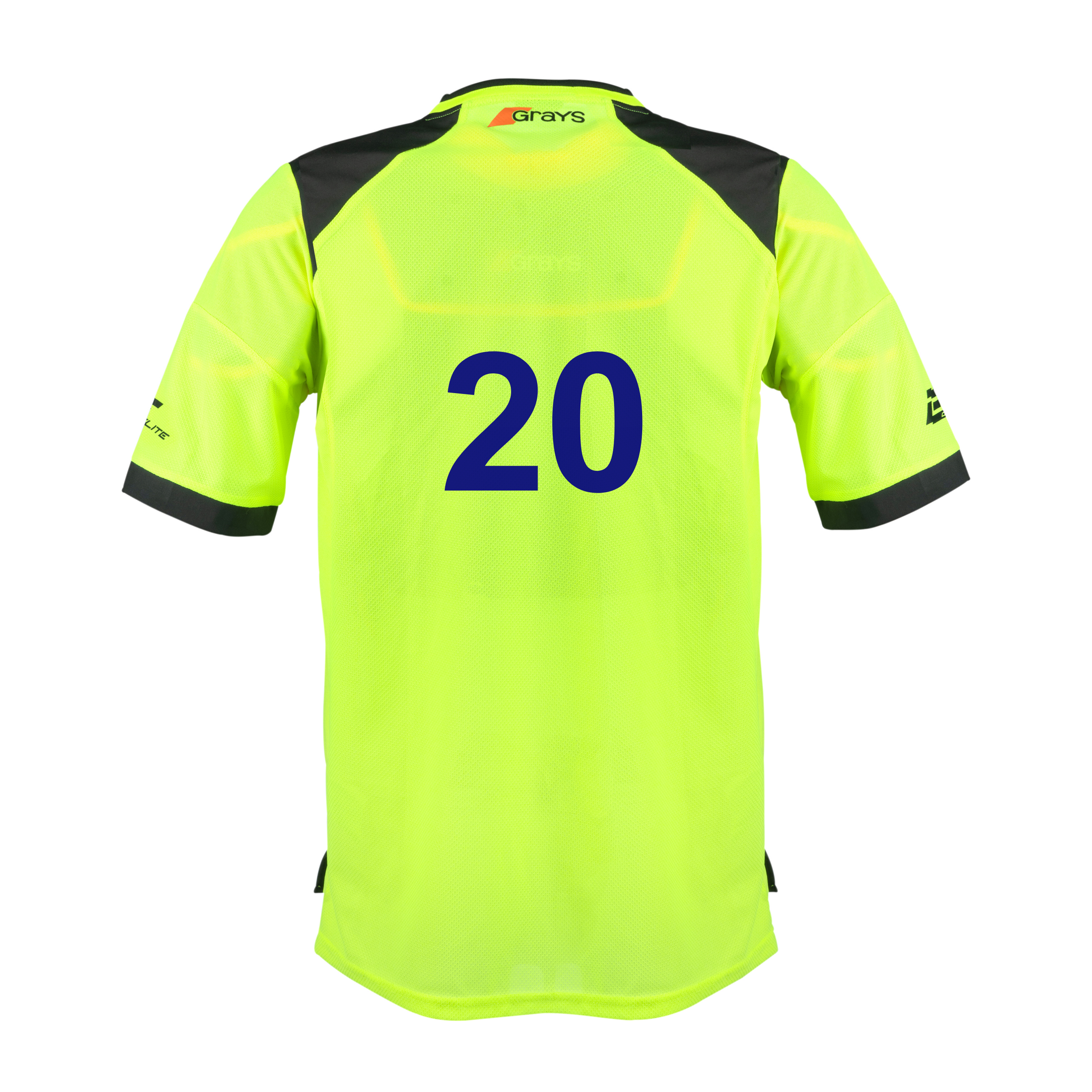 grays-elite-pro-gk-smock-portiere-manica-corta-giallo-fluo-edinburgh-hc-senior image 2