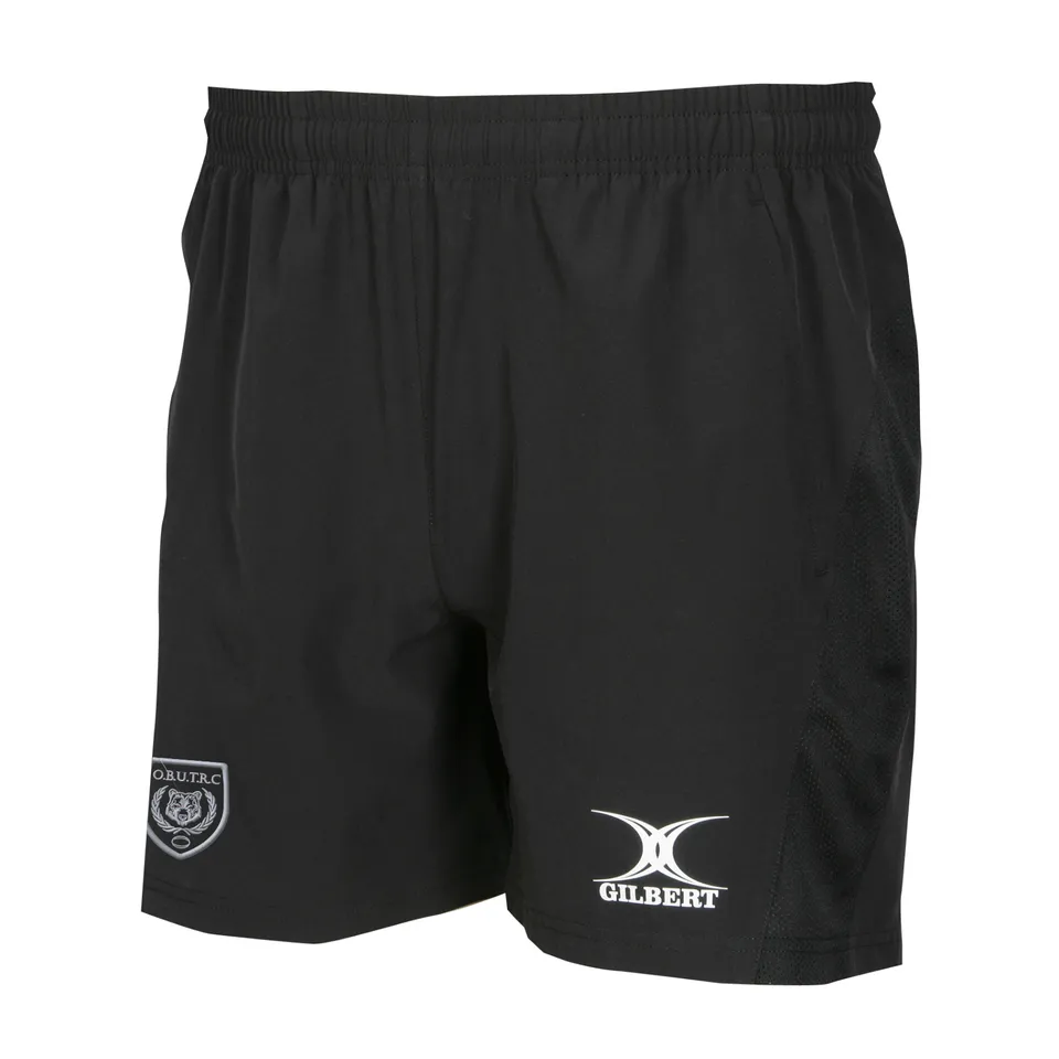 gilbert-rugby-oxford-brooks-university-trc-pantaloncini-leisure-donna-nero image 1