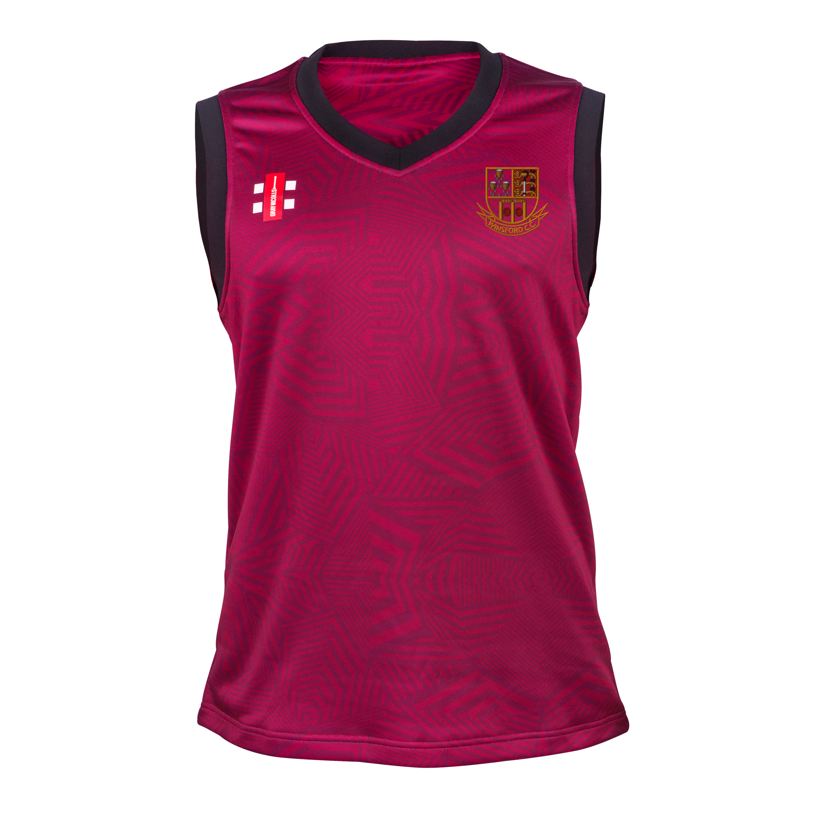 gray-nicolls-pro-t20-slipover-cricket-senior-winsford-cc-maroon image 1